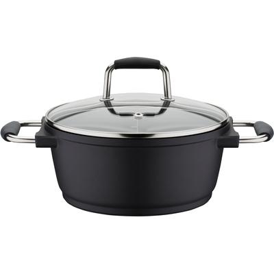 Kochtopf GSW "Scala", schwarz, H:9,5cm Ø:20cm, Töpfe, Kochtopf, Induktion