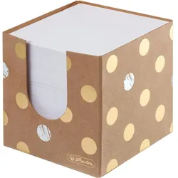 herlitz Zettelbox Pure Glam braun inkl. 700 Notizzettel, 1 St.