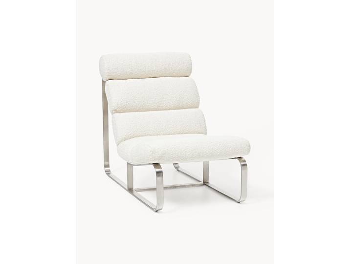 Fauteuil lounge en bouclette Pavlos