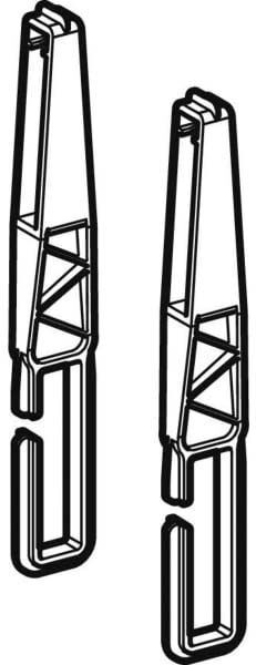 Rallonge Geberit 242670001 pour robinet de chasse d'eau, pour WC, 114cm, pour module sanitaire Monolith