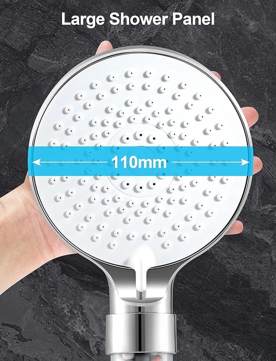 Waterbesparende en milieuvriendelijke hogedrukdouchekop