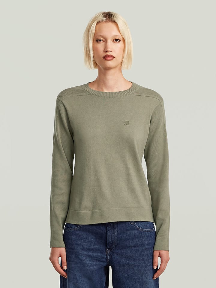 G-Star Pullover in Khaki - S