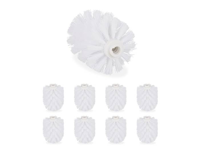Klobürste Ersatzbürstenkopf 9er-Set Weiss