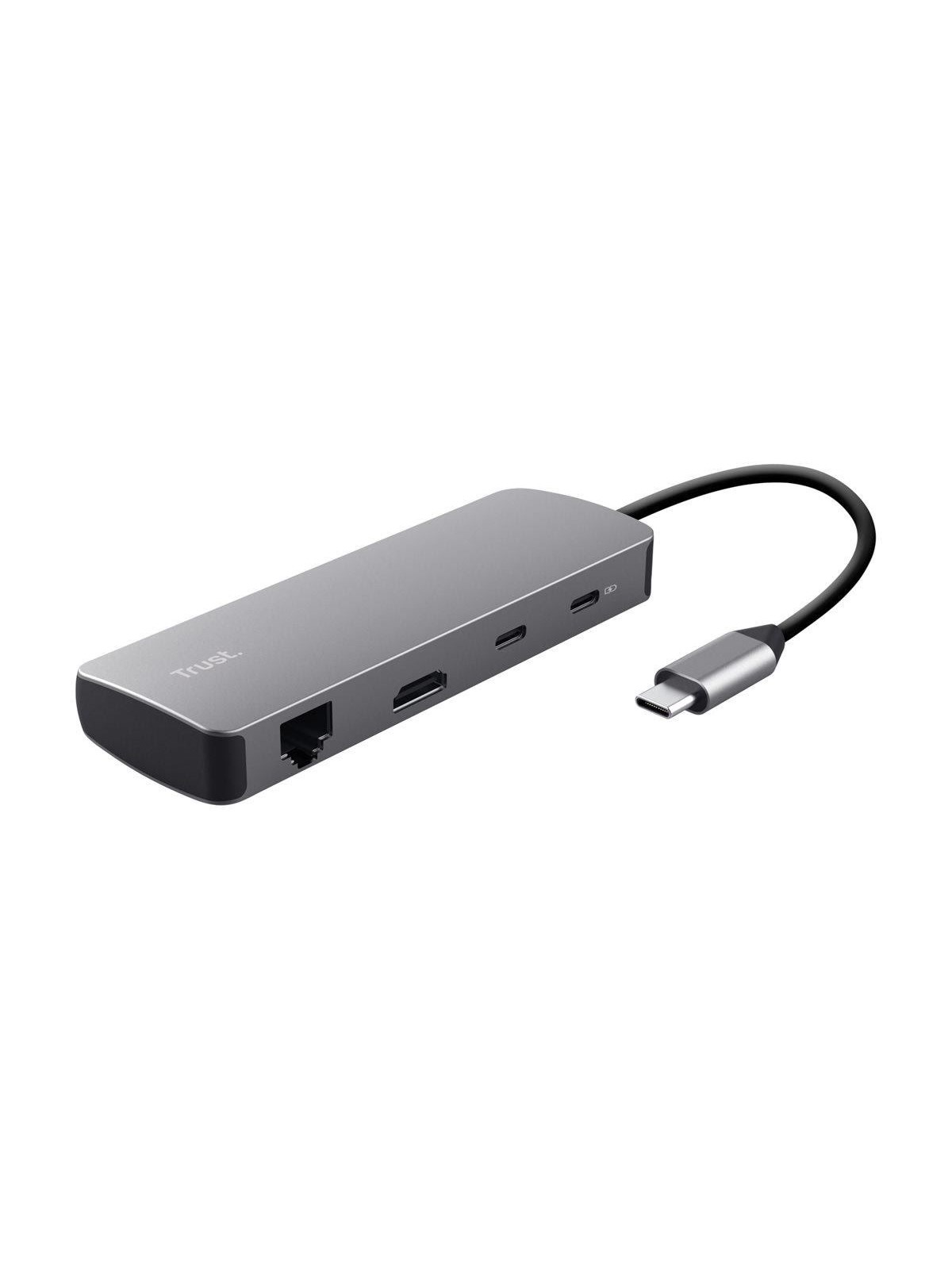 Trust Dalyx - docking station - USB-C 3.2 - HDMI - 10Mb LAN