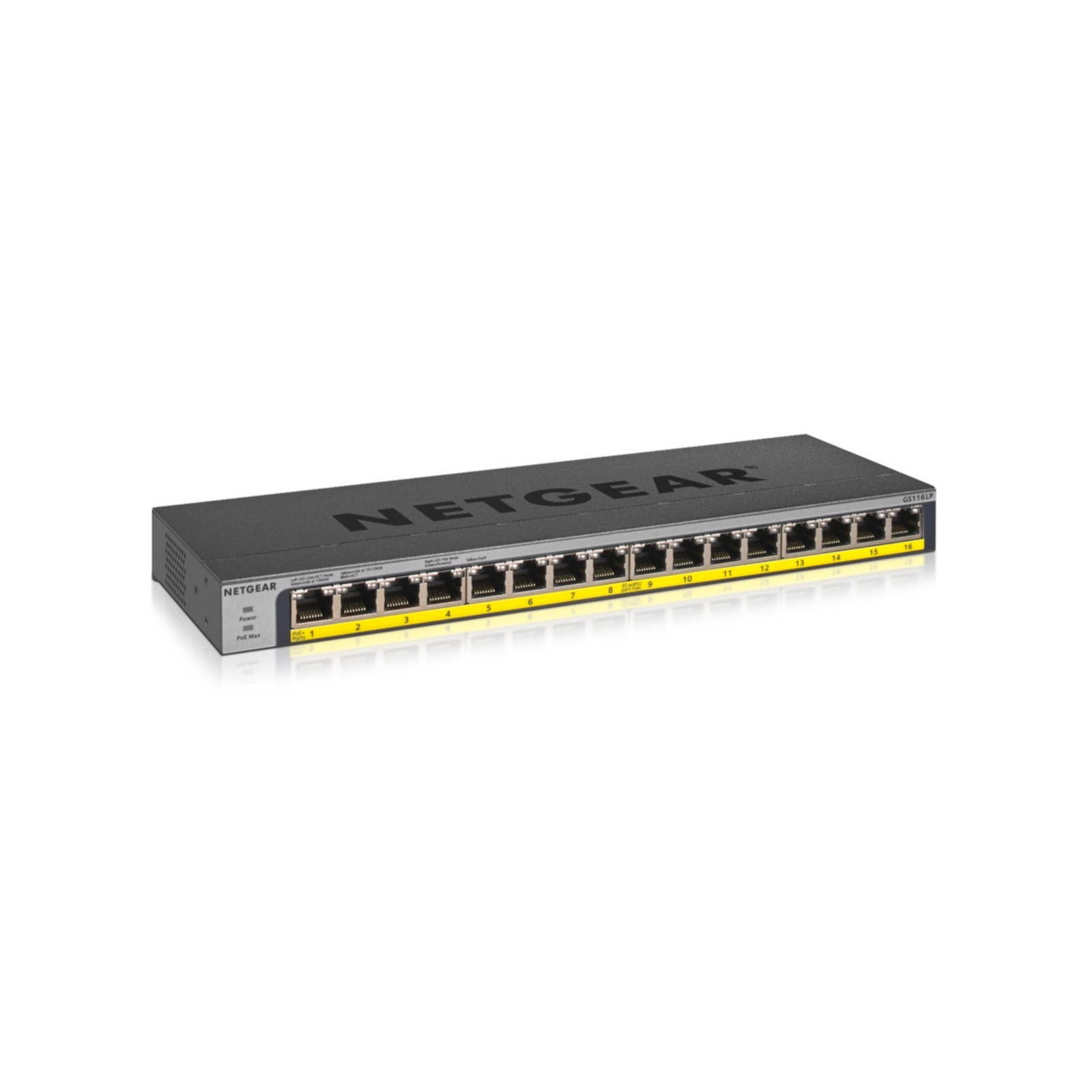 Netgear GS116LP-100EUS Unmanaged Switch met 16x GE poorten