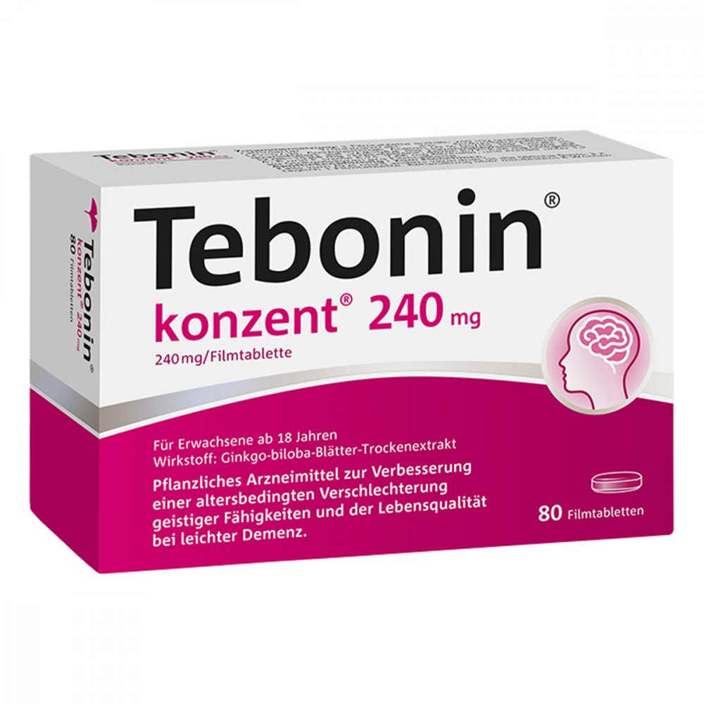 Dr.Willmar Schwabe GmbH & Co.KG Tebonin konzent 240mg 02293816