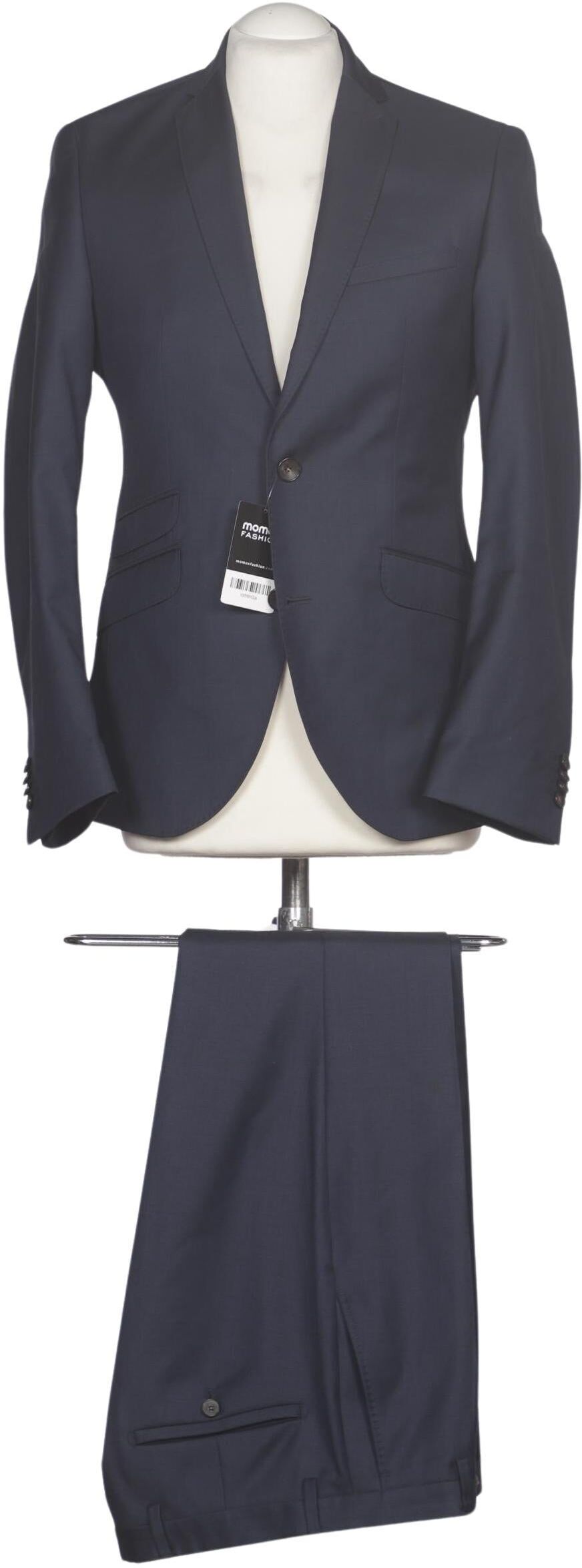 THE Savile ROW Company Herren Anzug, Marineblau, Gr. EU 44, Schurwolle / Viskose - Second Hand
