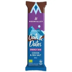 Moonvalley Energy Bar Schoko & Meersalz bio