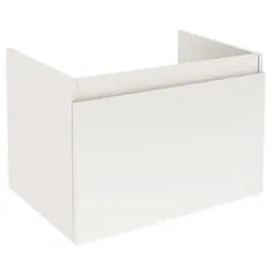 Naturel Project Waschtischunterschrank ohne Becken 52,5x40x45,3 cm Weiß glänzend PROJECT60BIBU