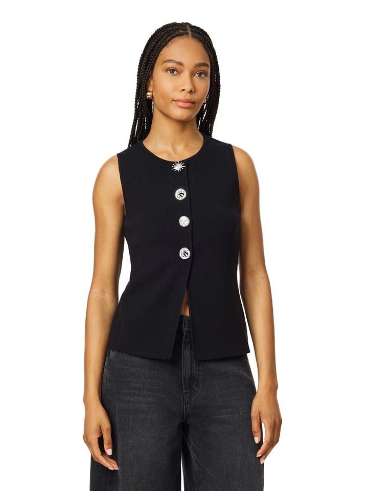 Scotch & Soda Stricktop in Schwarz - L