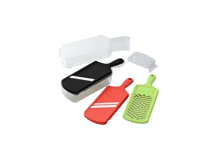6-teiliges Premium Hobelset „Slice & Grate“ aus weißer Zirkoniakeramik Multicolor Kyocera