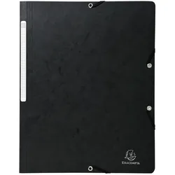 Exacompta Eckspannmappe aus Manila-Karton 400g/qm, für Format DIN A4