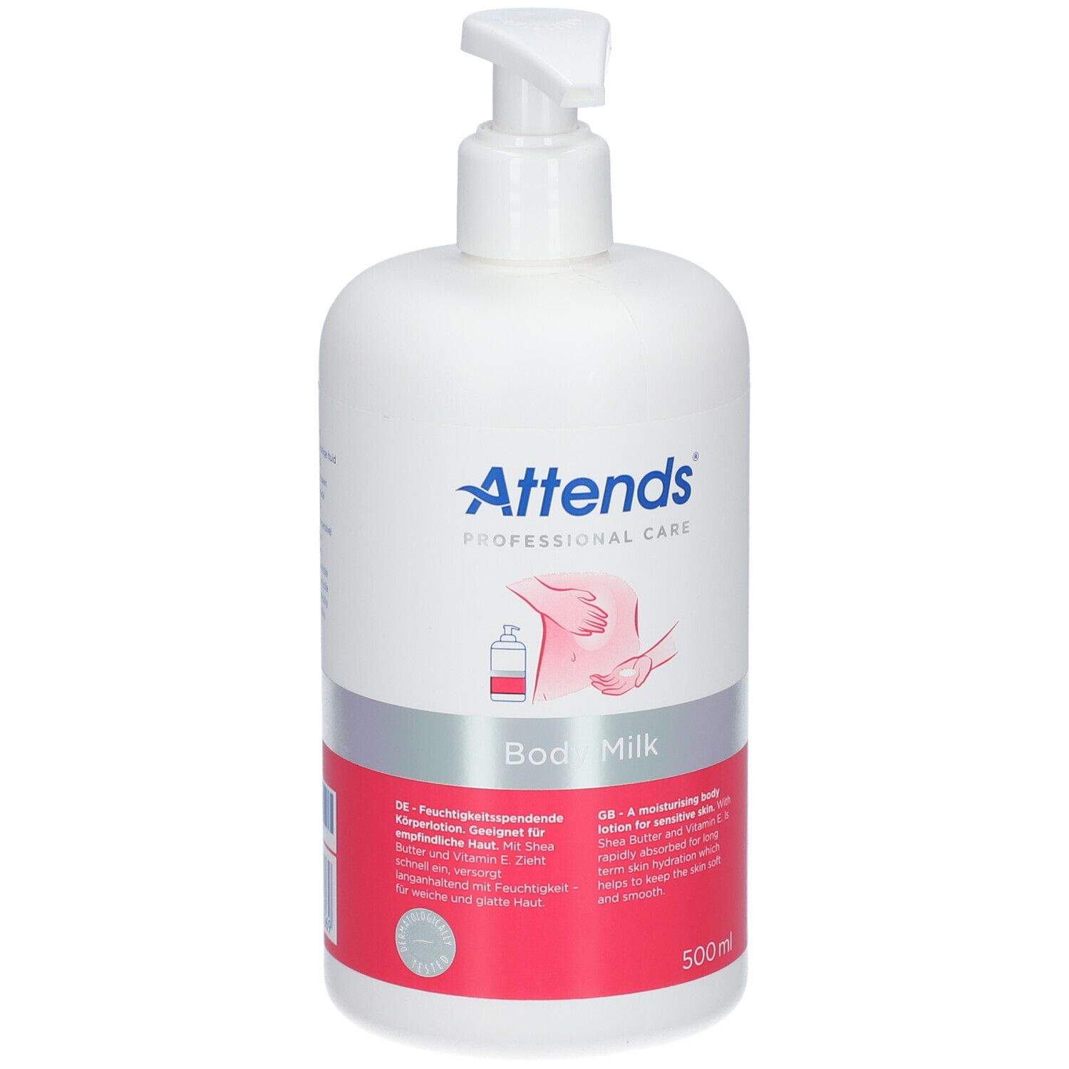 Attends Professional Care Body Milk 500 ml Lotion
