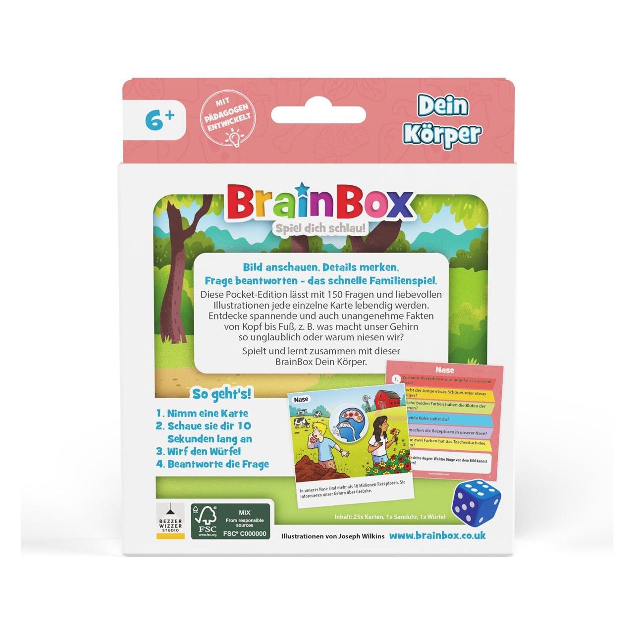 Brainbox Pocket - Dein Körper (Deutsch, 2 Spieler) (G1-54905)
