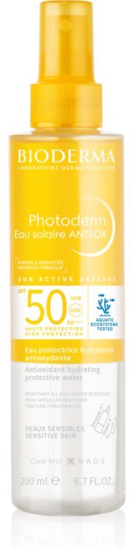 Bioderma Photoderm Eau solaire ANTI-OX spray solaire SPF 50 200 ml