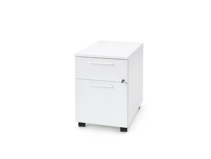 Rollcontainer Cassettiera weiß, Designer Frezza, 40x55x59 cm
