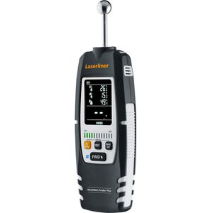 Laserliner Feuchtemessgerät 082.091A, MultiWet-Finder Plus, bis 40mm Messtiefe, LCD,CM Messung zerstörungsfrei