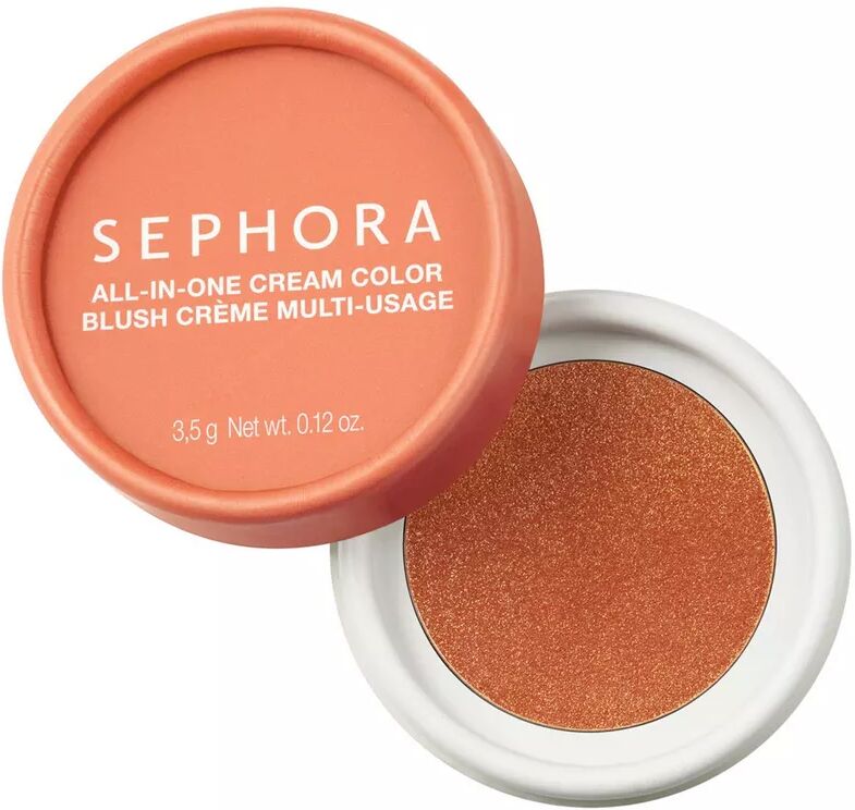 SEPHORA - Vielseitige Rouge-Creme - Natürliche Ausstrahlung + Pflege gegen fahlen Teint, 3.5 g,  Crazy Cherry