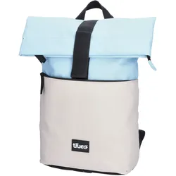 TheTrueC Stylischer Tagesrucksack für Alltag Alma Beige-Blue