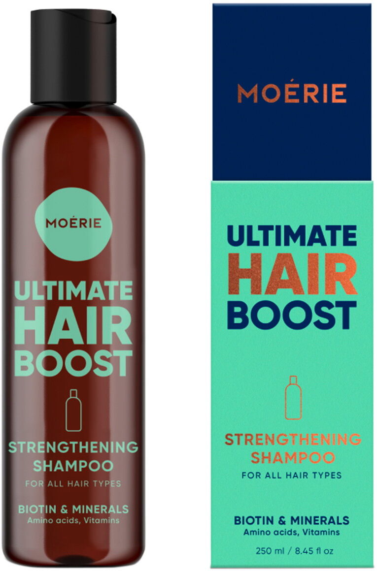 250ml Moérie Ultimate Hair Boost Strengthening Shampoo