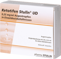 PHARMA STULLN GmbH KETOTIFEN Stulln UD Augentropfen Einzeldosispip. 20X0.4 ml 07004515