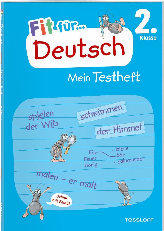 Julia Meyer - Fit für Deutsch 2. Klasse. Mein Testheft: Wissen testen in Rechtschreibung und Grammatik (Fit für die Schule Mein Testheft) - Preis vom 19.10.2026 19:33:35 h