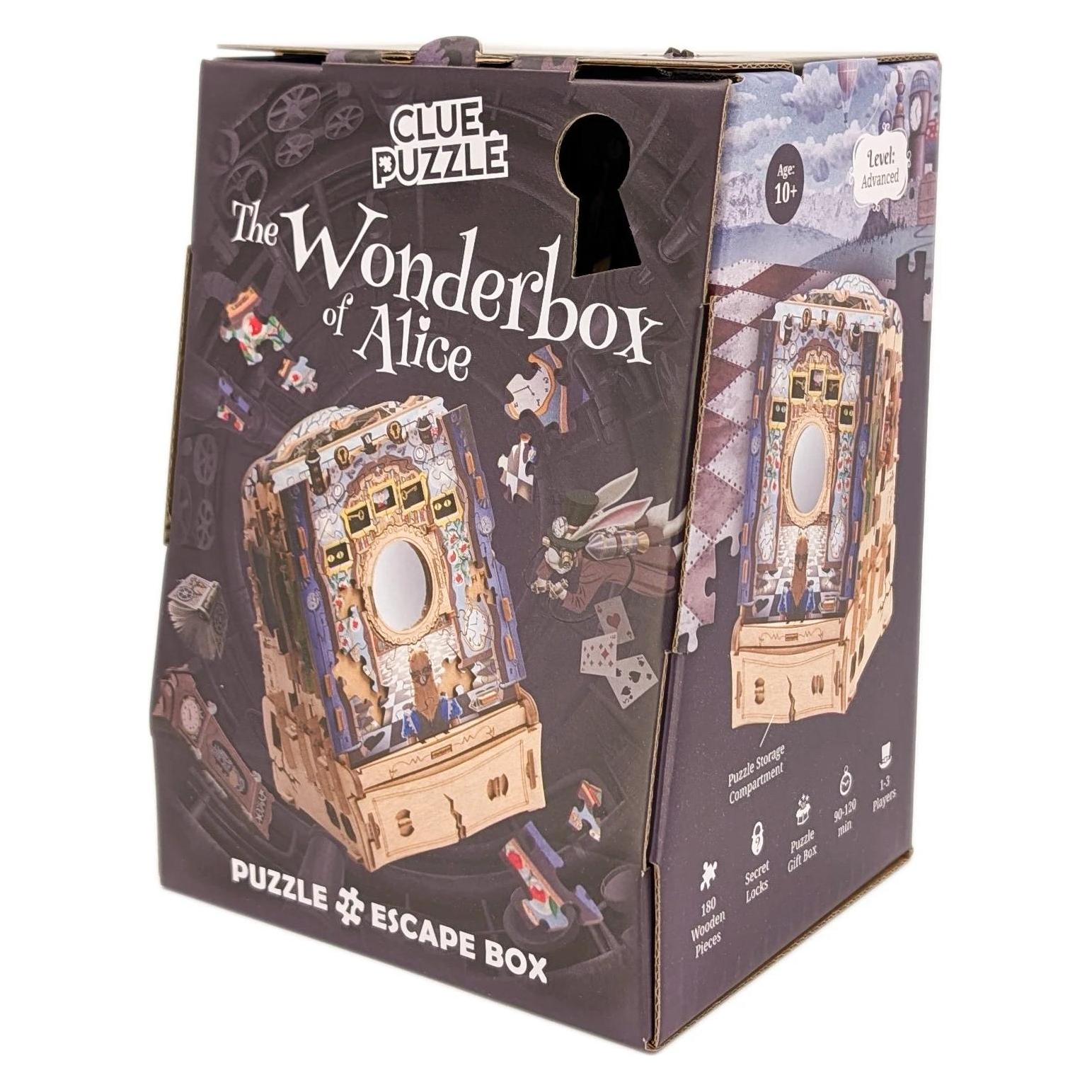 iDventure CluePuzzle - The Wonderbox of Alice - Rätselbox (Deutsch, Englisch, Französisch, Italienisch, 1 - 2 Spieler) (4262400850678)