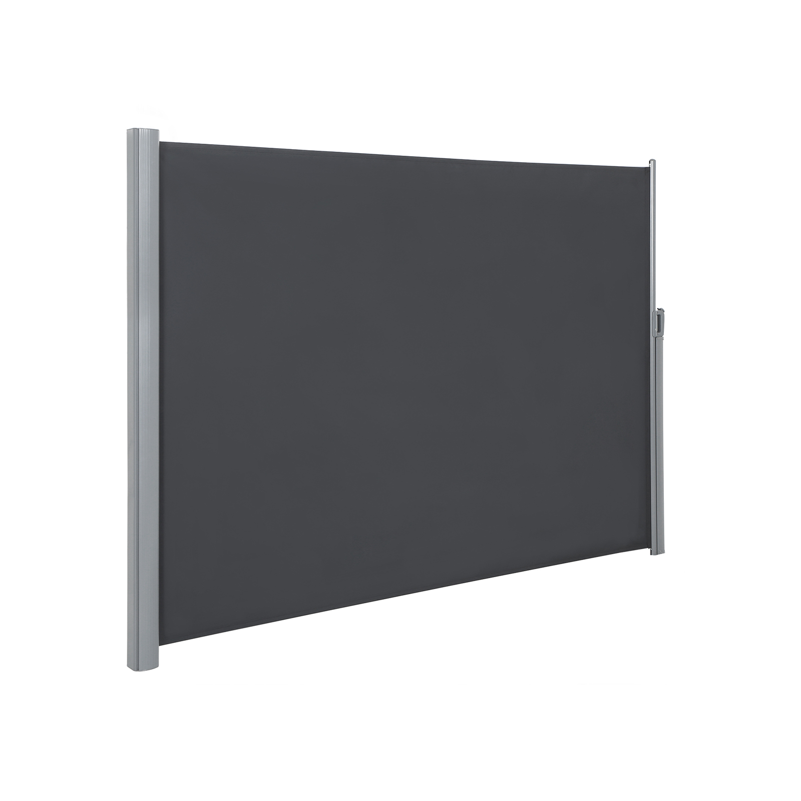 SONGMICS Seitenmarkise 200 x 400 cm Garten Anthrazit GSA204G01