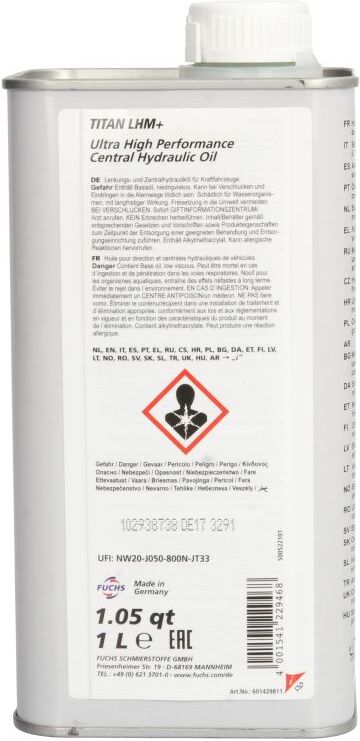 Fuchs Oil Getriebeöl FUCHS 601429811 TITAN LHM+ 1L