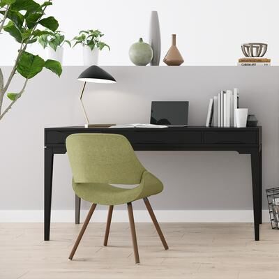 WYNDENHALL Pearson SOLID HARDWOOD Mid Century Modern 60 inch Wide Writing Office Desk