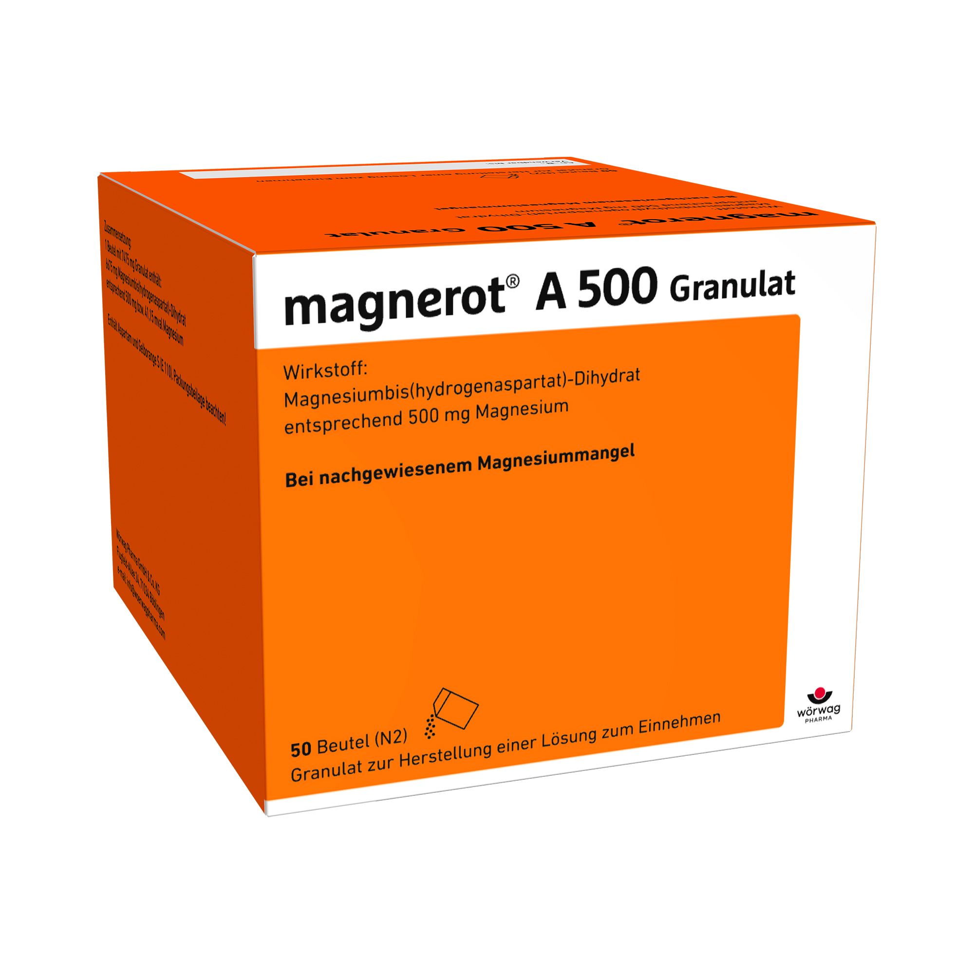 Magnerot A 500 Beutel Granulat 50 St