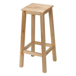 Aranaz MUEBLEAR - Hoher Kiefernhocker lackiert
