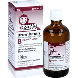 Bromhexin Hermes Arzneimittel 8mg/ml Tropfen 100 ML