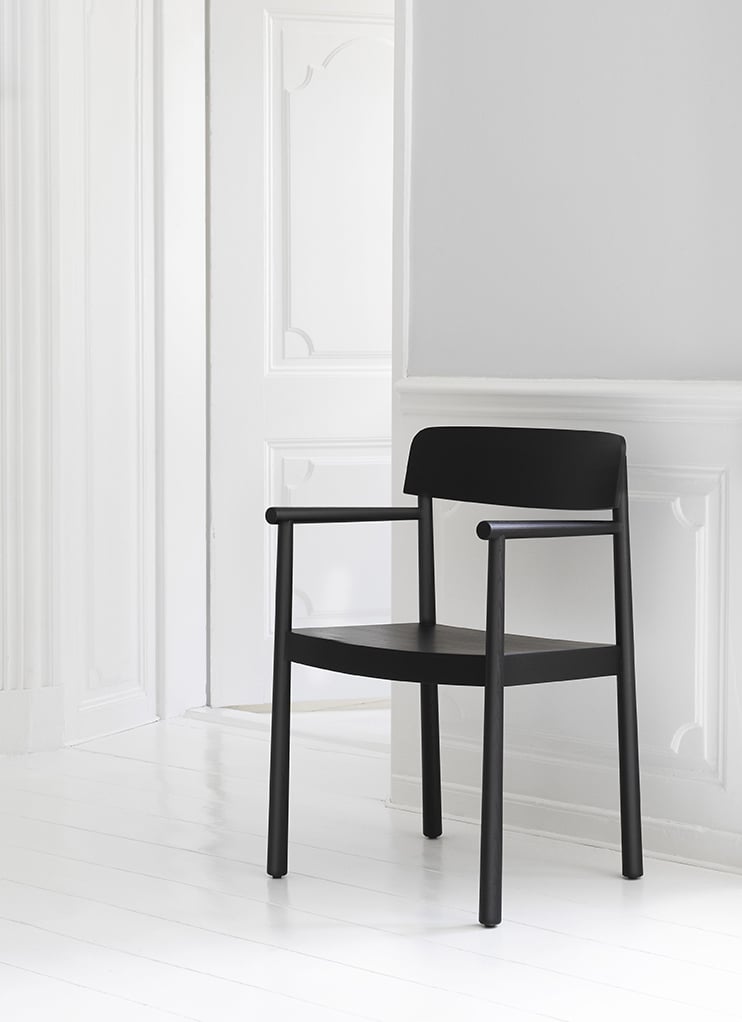 Normann Copenhagen Armlehnstuhl (Esche schwarz) Esche schwarz