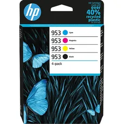 HP 953 Tintenpatrone Schwarz, Cyan, Magenta, Gelb (6ZC69AE)