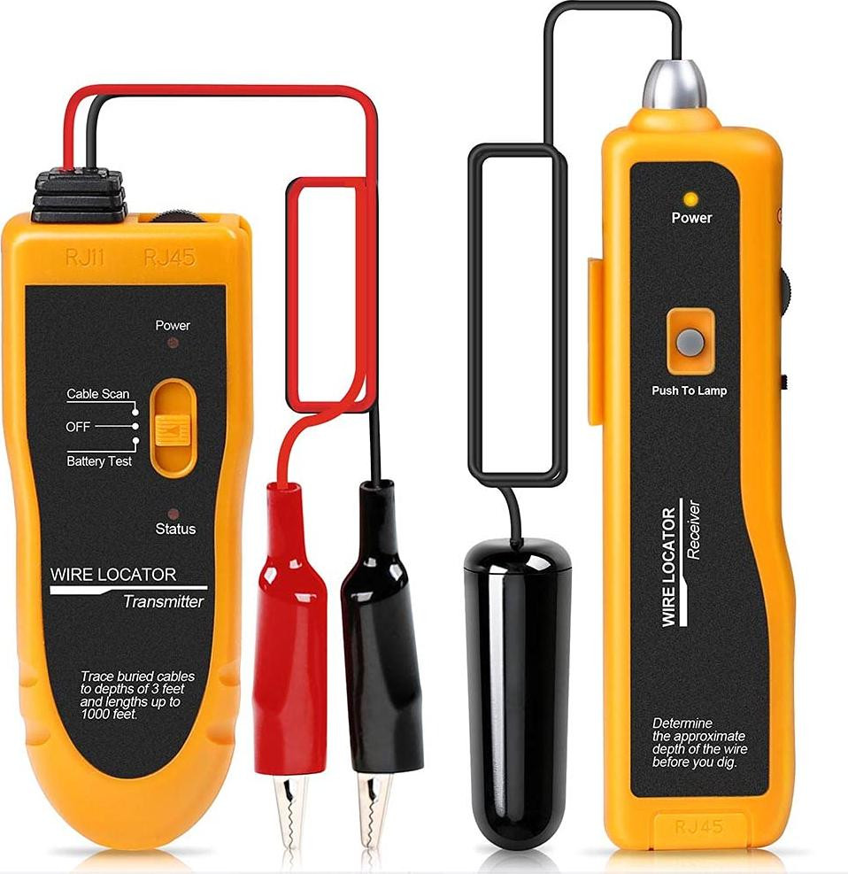 Selius Underground Cable Locator Wire Tracer voor het opsporen van draden en kabels tot 91 cm diep