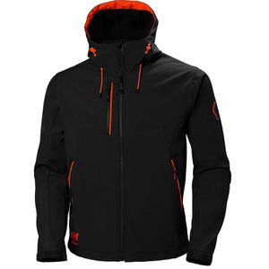 Helly-Hansen Arbeitsjacke Chelsea Evolution, 74140, Softshelljacke, schwarz, wasserdicht, Größe XL