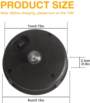 Perfect Picks Market Solar Lantern Replacement Top LED Waterproof Garden Light Lid Solar Panel Cap 1pc