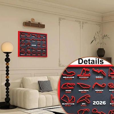 Inspired Finds 2026 Formula 1 Racing Map Poster Modern Circuit Wall Art For Home And Office Decor 2026 Formula 1 Racing Map Poster Modern Circuit Wall Art For Home And Office Decor