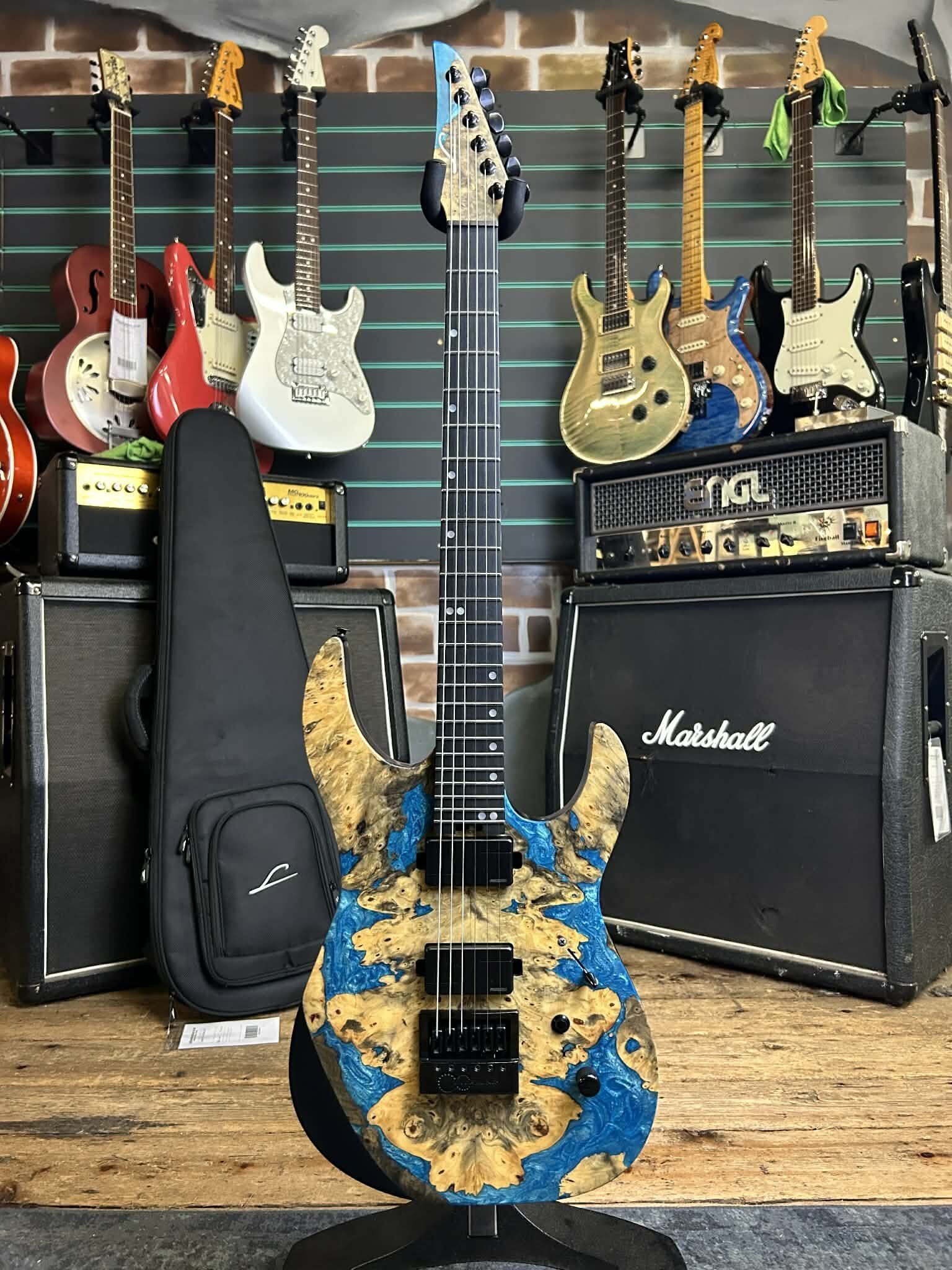 Legator Ninja X6-CB Caribbean Blue 2022 Electric Guitar   blue - Refurbished