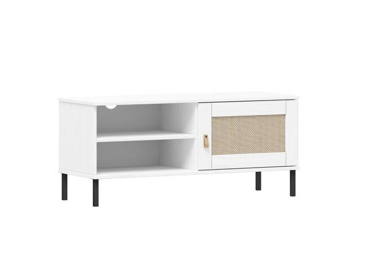 Main Möbel TV-Schrank TV Element 105x47cm 'Seattle' Kiefer massiv weiß