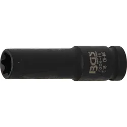 BGS Kraft-Steckschlüssel-Einsatz E-Profil, tief | Antrieb Innenvierkant 12,5 mm ...