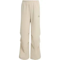 ADIDAS Kinder Sporthose FUTURE ICONS WIDE STRETCH WOVEN, Größe 140 in Braun Braun