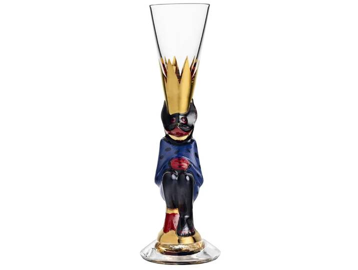 Orrefors Verre à liqueur Nobel 4 cl bleu