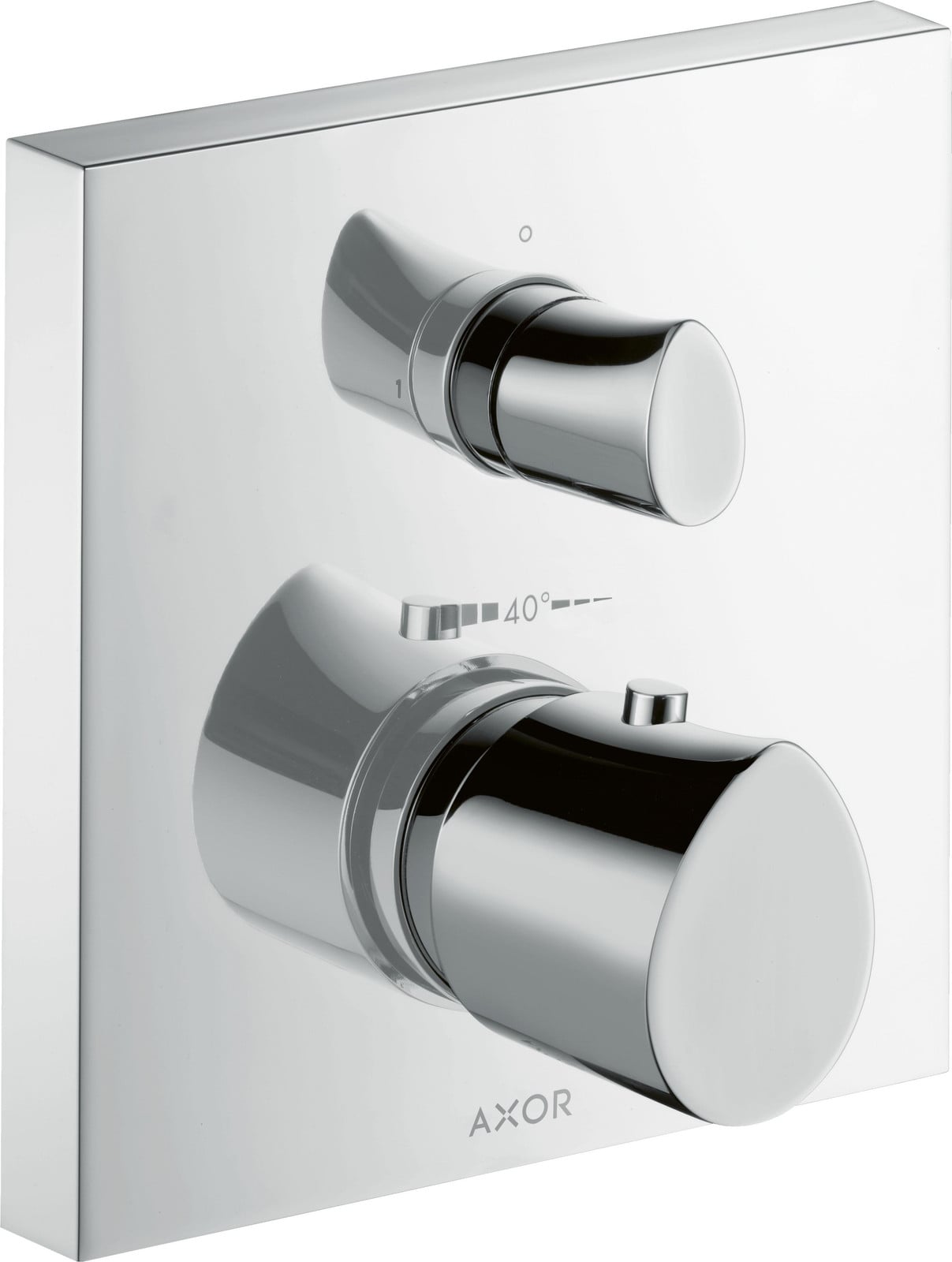 Hansgrohe Axor Starck Organic thermostaat inbouwset met afsluit- en omstelventiel, chroom