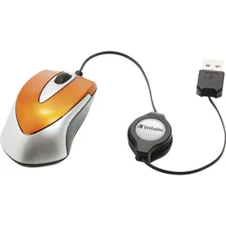 Verbatim Go Mini Optical Travel Mouse - Maus - rechts- und linkshändig - optisch...