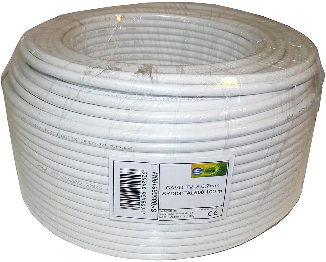 Tecnomat CAVO ANTENNA TV / SAT Ø 6,8 mm 100 m