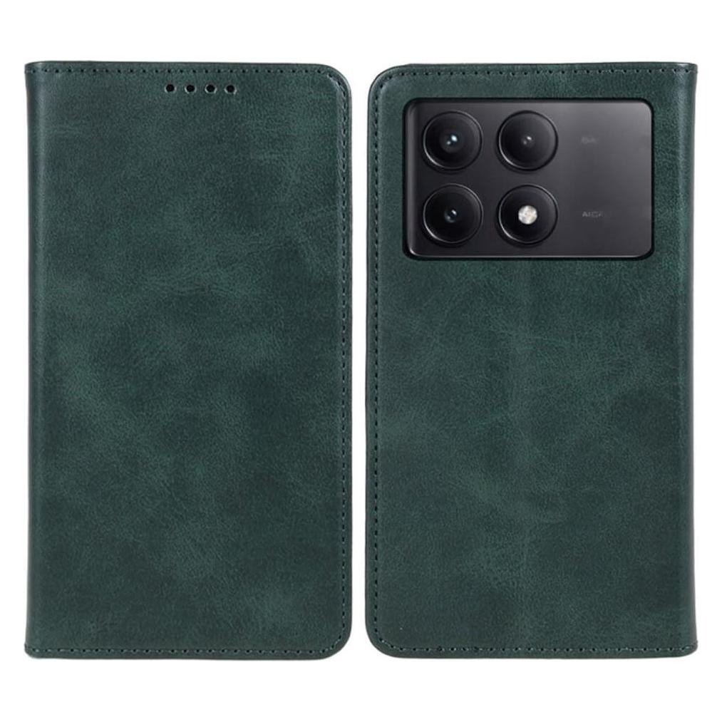 Cover-Discount Xiaomi Poco X6 Pro - Stand Flip Case Hülle grün (Xiaomi Poco X6 Pro) (660178223E)