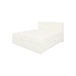 S-STYLE Boxbett Cord  mit Stauraum und Topper  H3 Neo ¦ beige ¦ Maße (cm): B: 185 H: 110