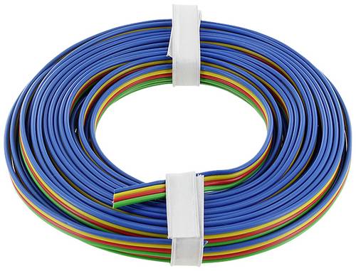 Econ connect KL4X014FARB5 Litze 4 x 0.14mm² Blau, Gelb, Rot, Grün 5m